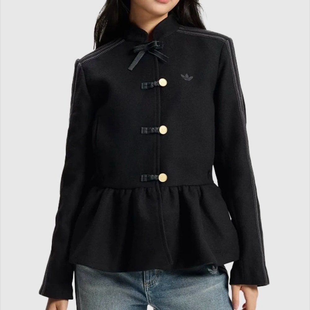 Adidas CNY Peplum Jacket Black - Medium
